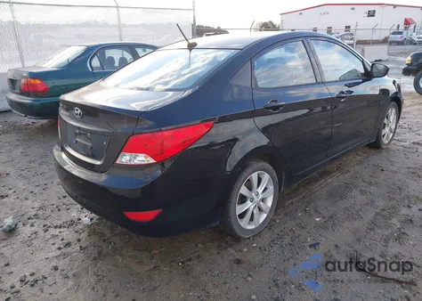 2012 Hyundai Accent Gls from USA, damaged, VIN KMHCU4AE6CU134233
